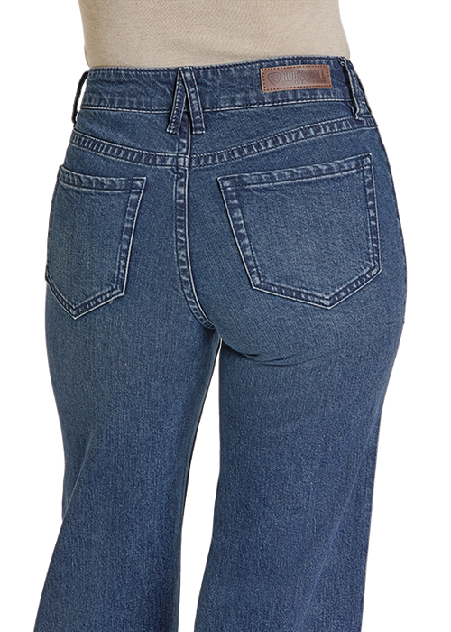 Horse Bit Wide Leg Women's Jeans