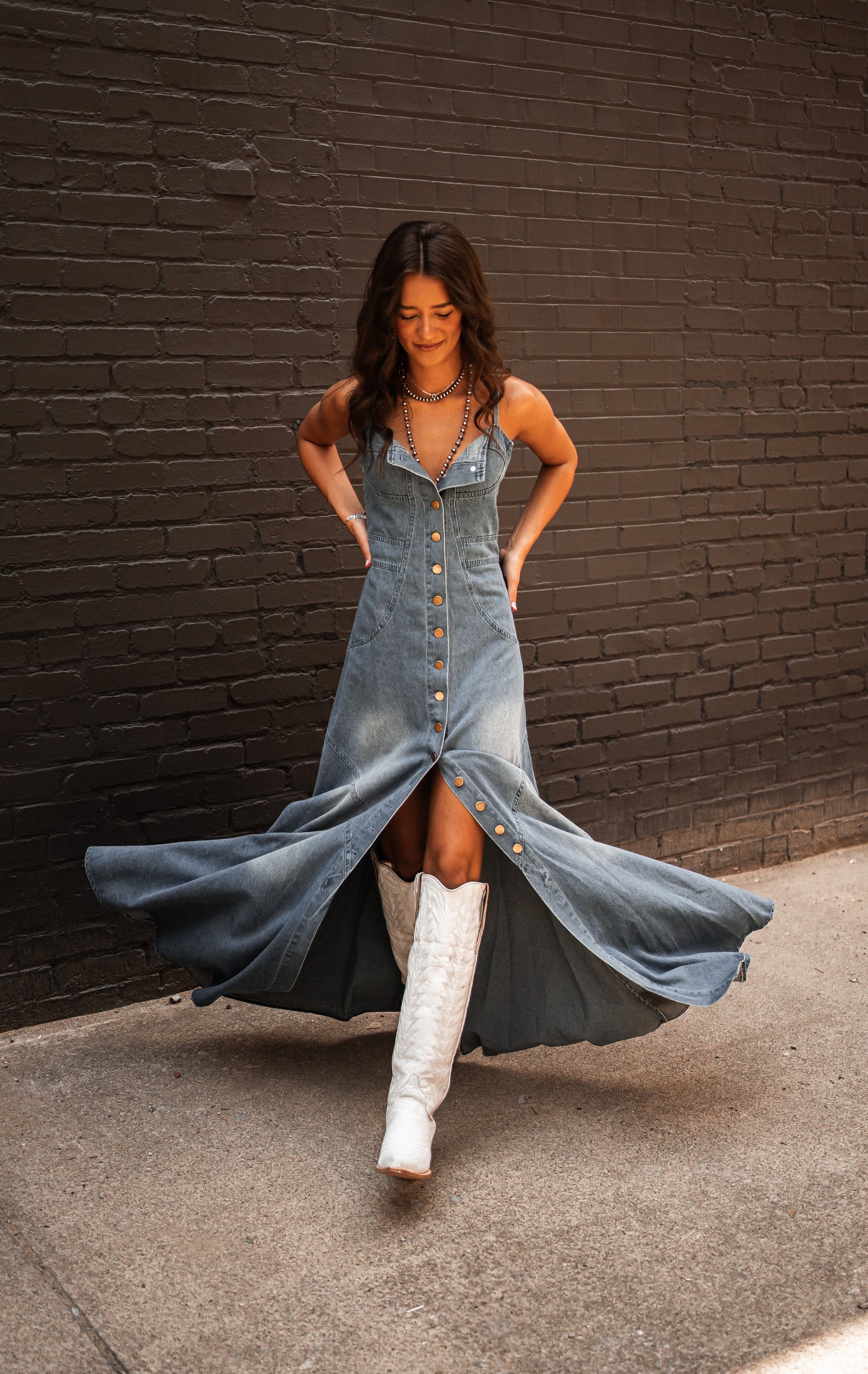 Brisa Denim Dress