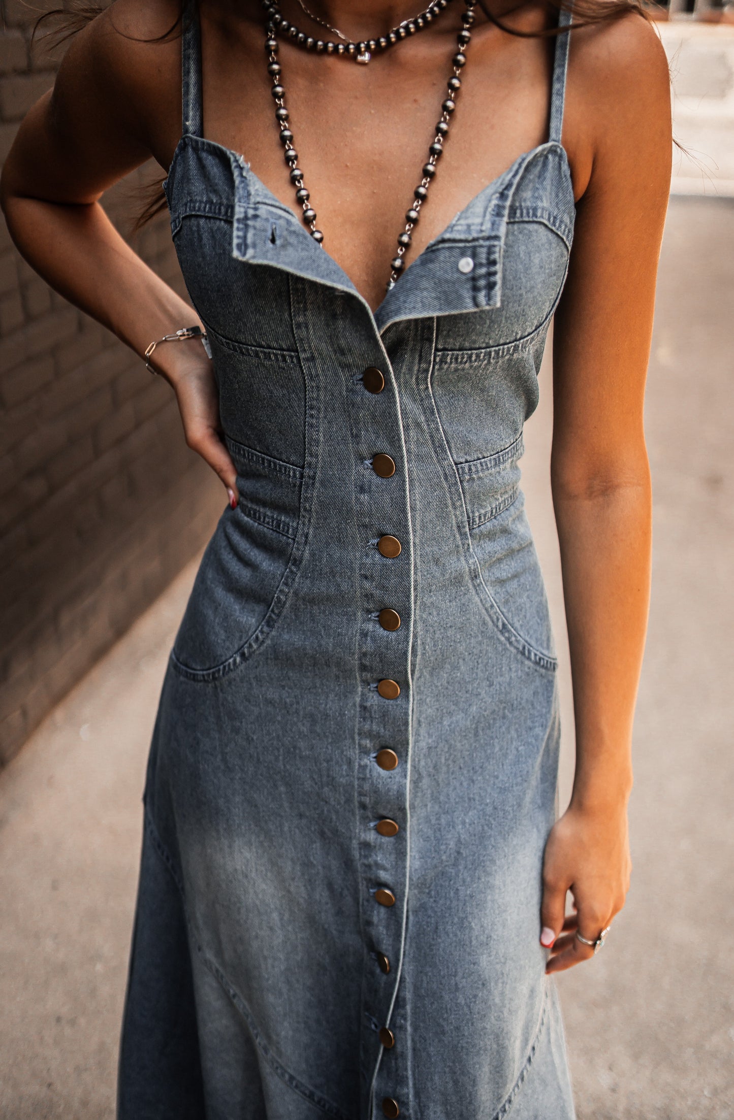 Brisa Denim Dress