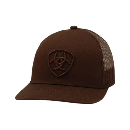 Ariat Mens Shield Logo Hat Brown