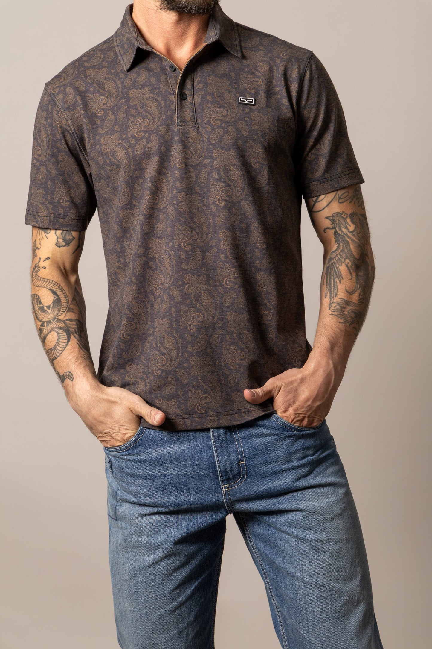 Kimes Burel Black Polo Shirt