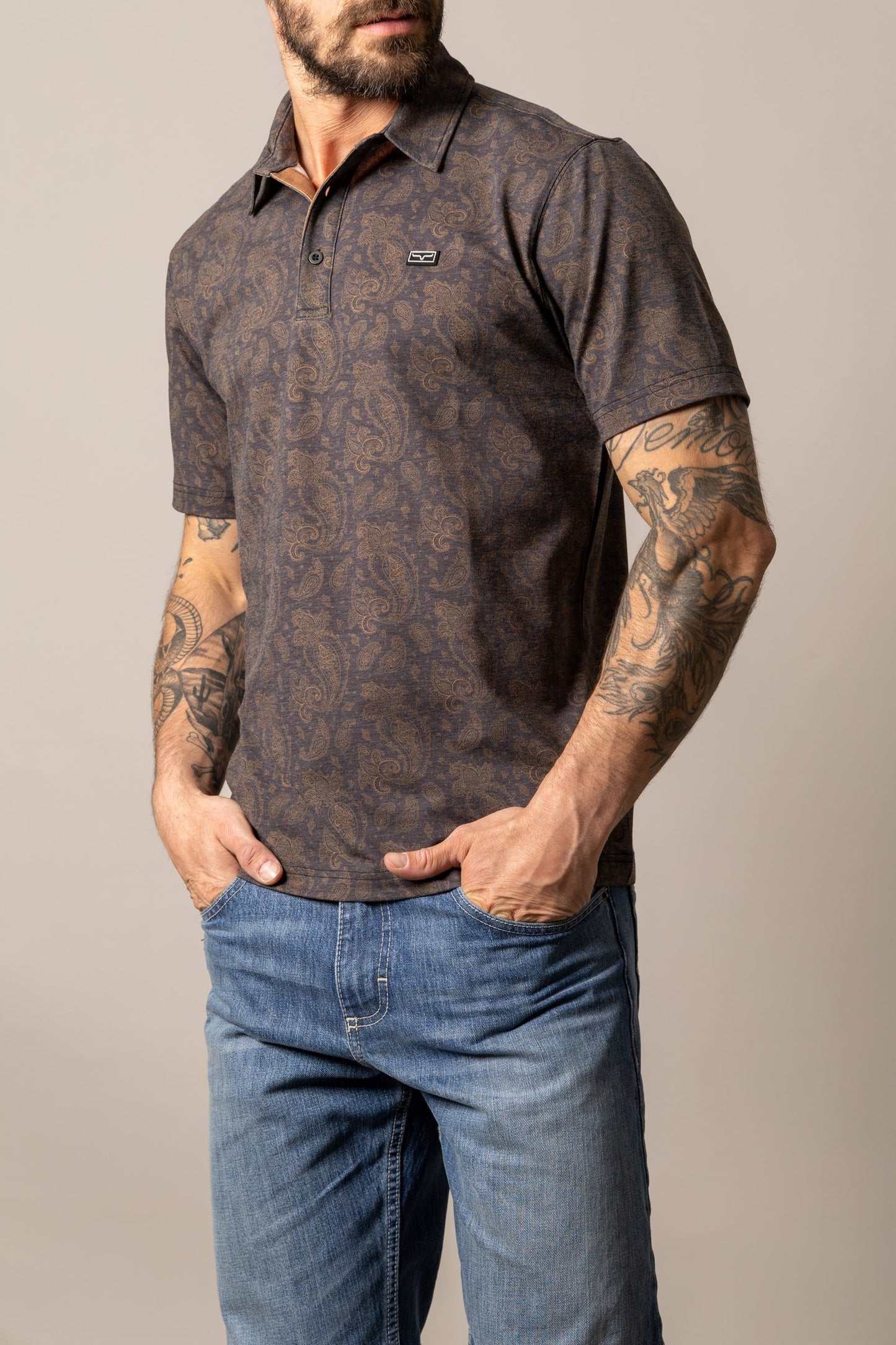 Kimes Burel Black Polo Shirt