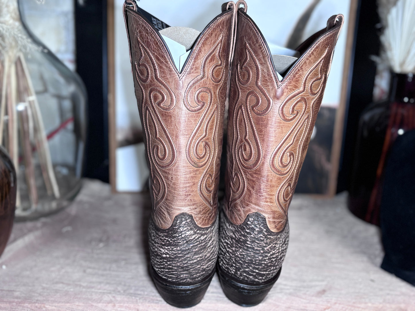 Black Jack Sanded Rust Shark Boots
