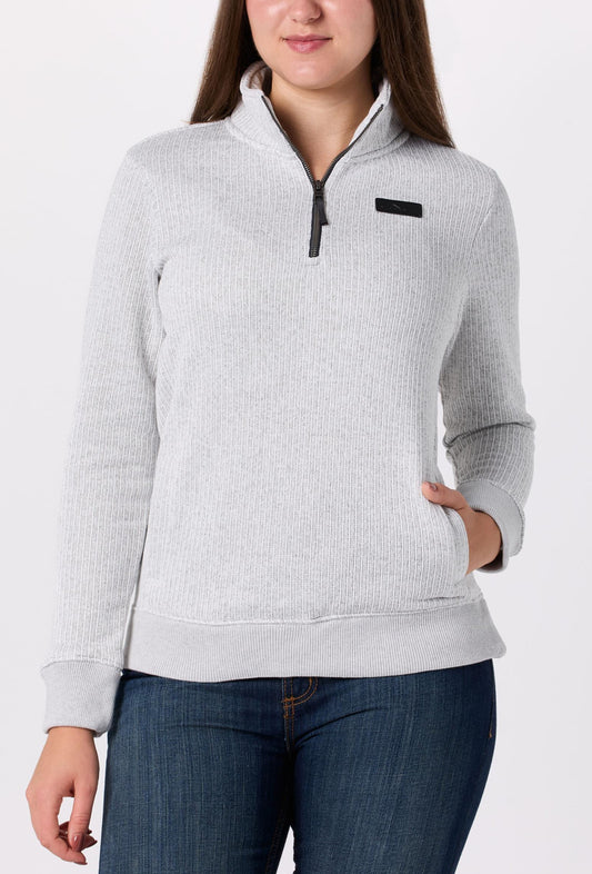 Cinch Women’s Gray 1/4 Zip Pull Over
