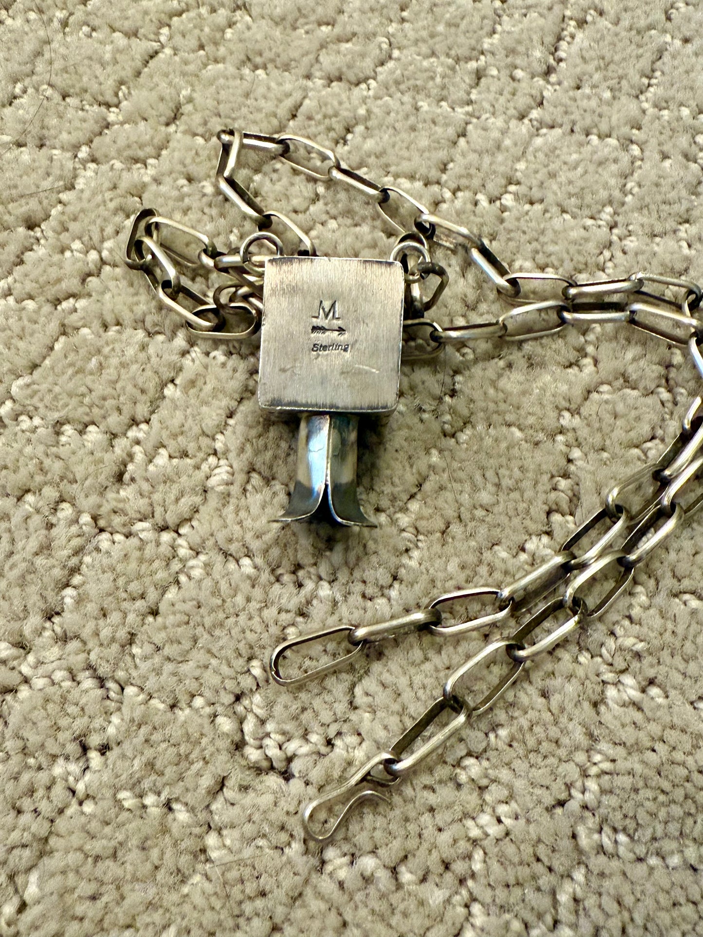 Authentic Square Squash Blossom Necklace