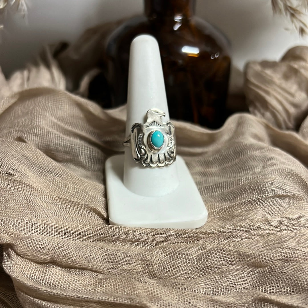 Thunderbird Authentic Turquoise Ring