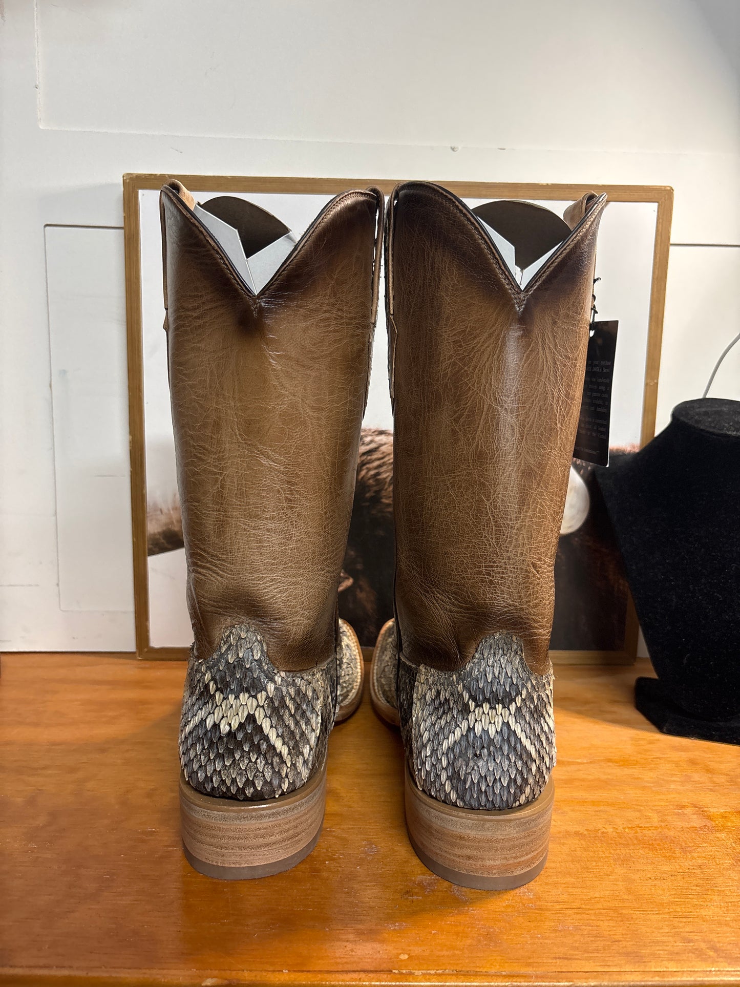 Black Jack Diamondback Rattle Snake Boots