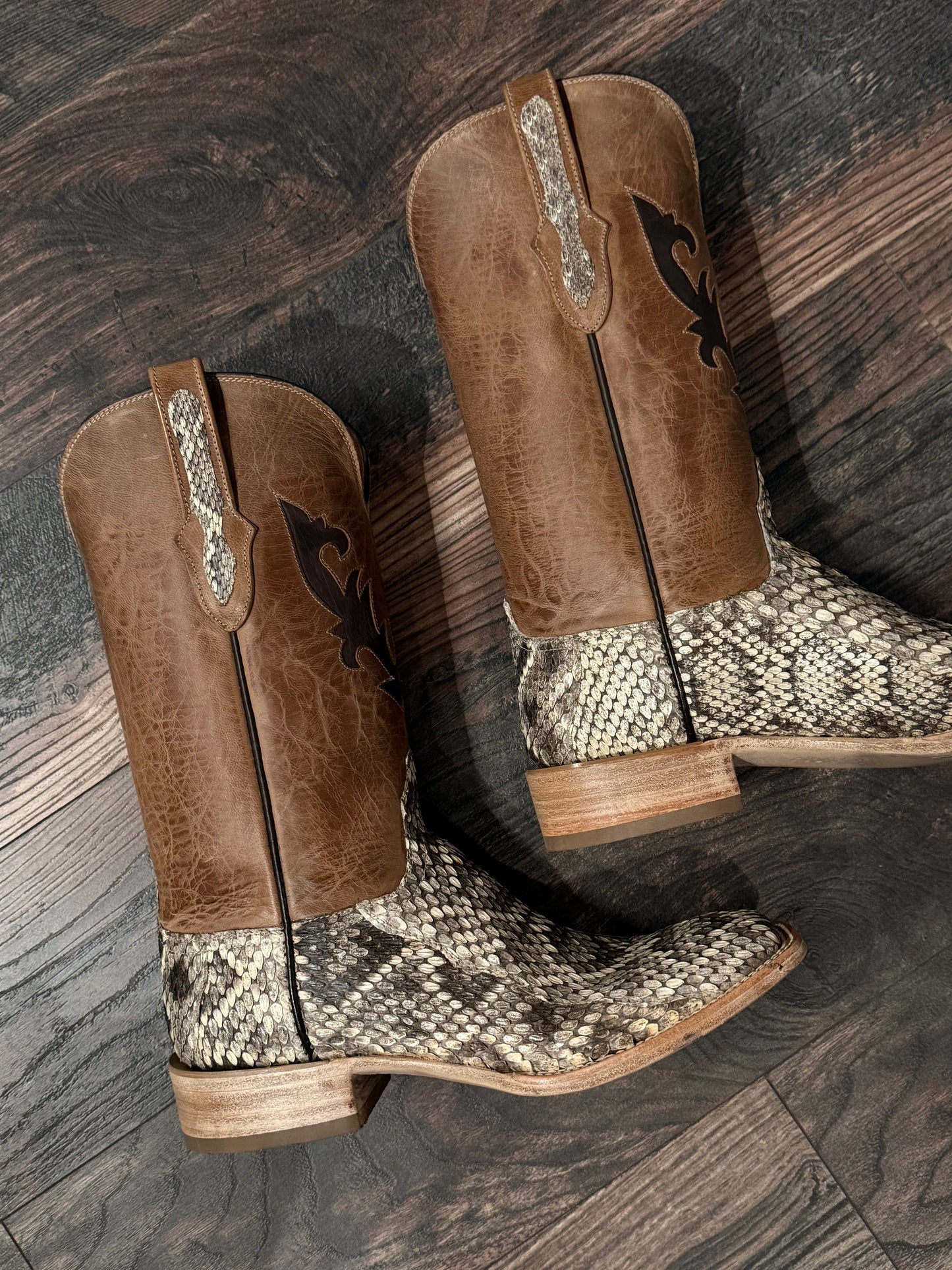 Black Jack Diamondback Rattle Snake Boots