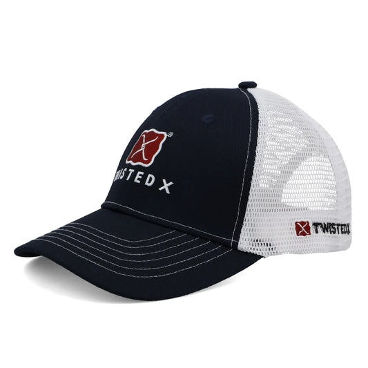 Twisted X Buckle Cap Navy & White