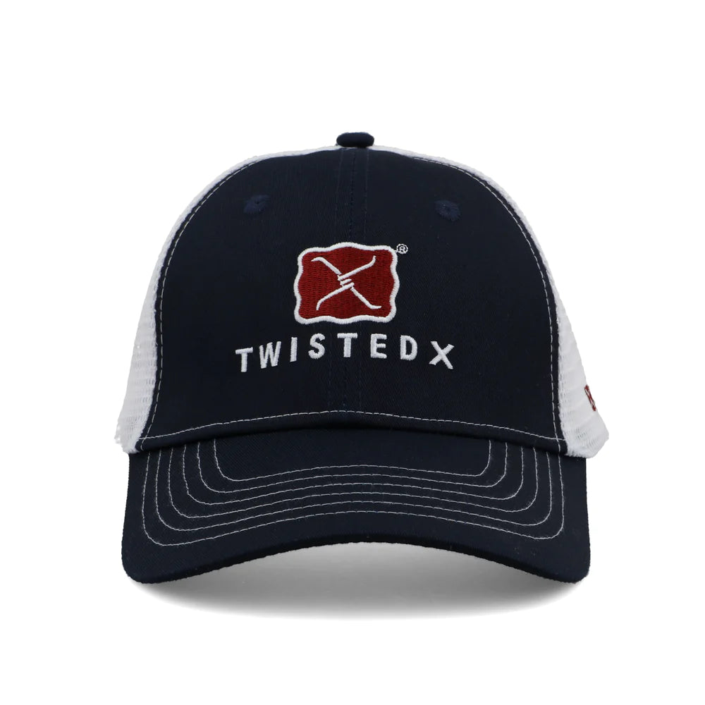 Twisted X Buckle Cap Navy & White