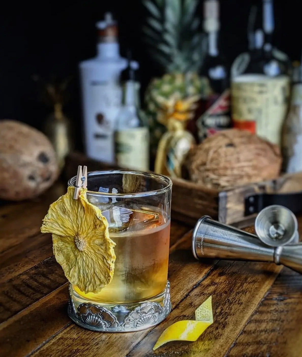 Western Double old fashioned glass