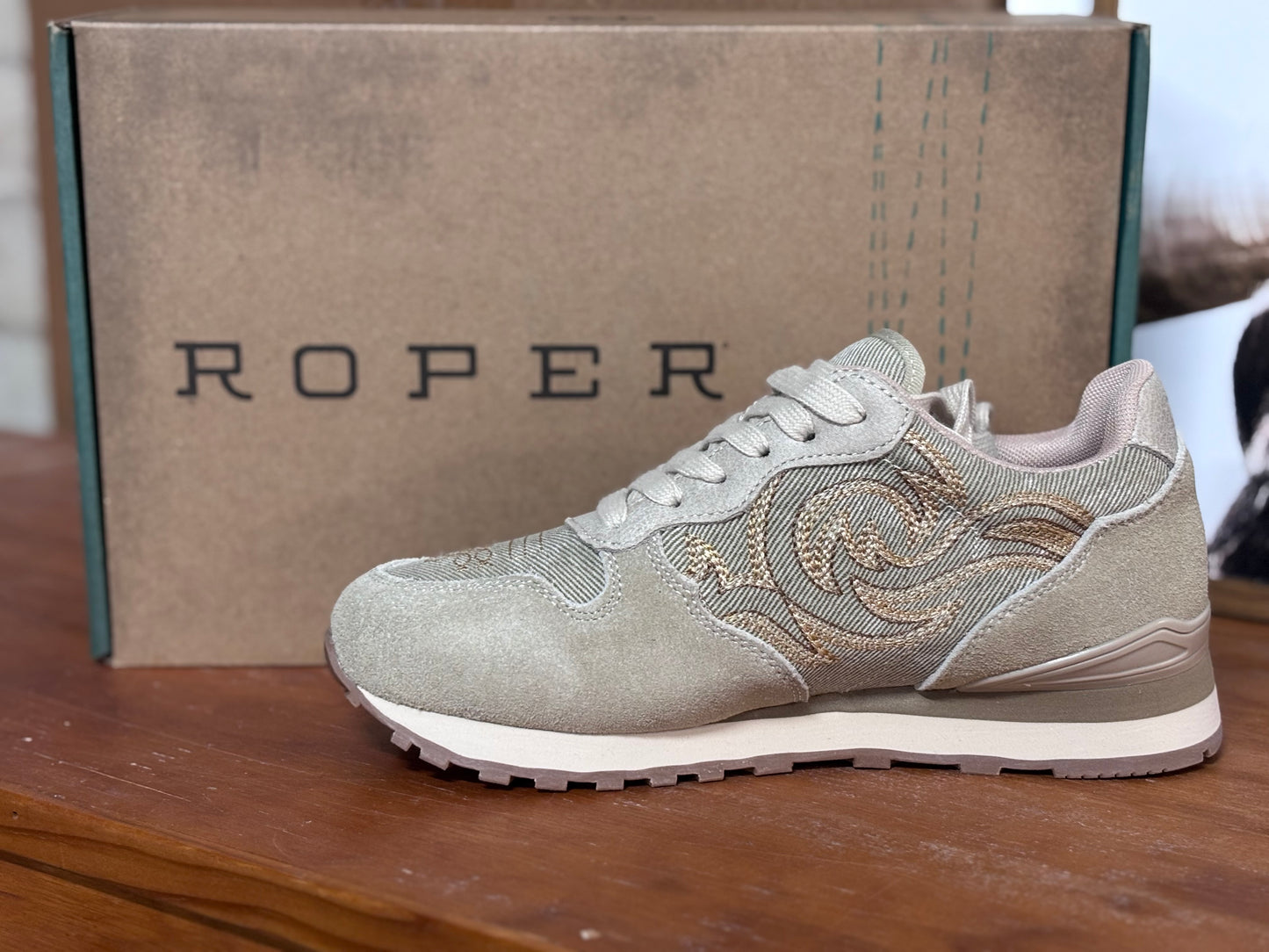 Roper Giddy Up Champagne Shoes