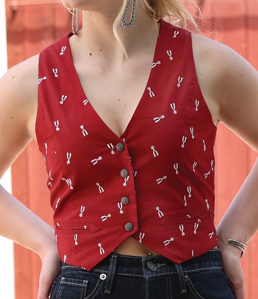 Cruel Girl Red Spur Vest