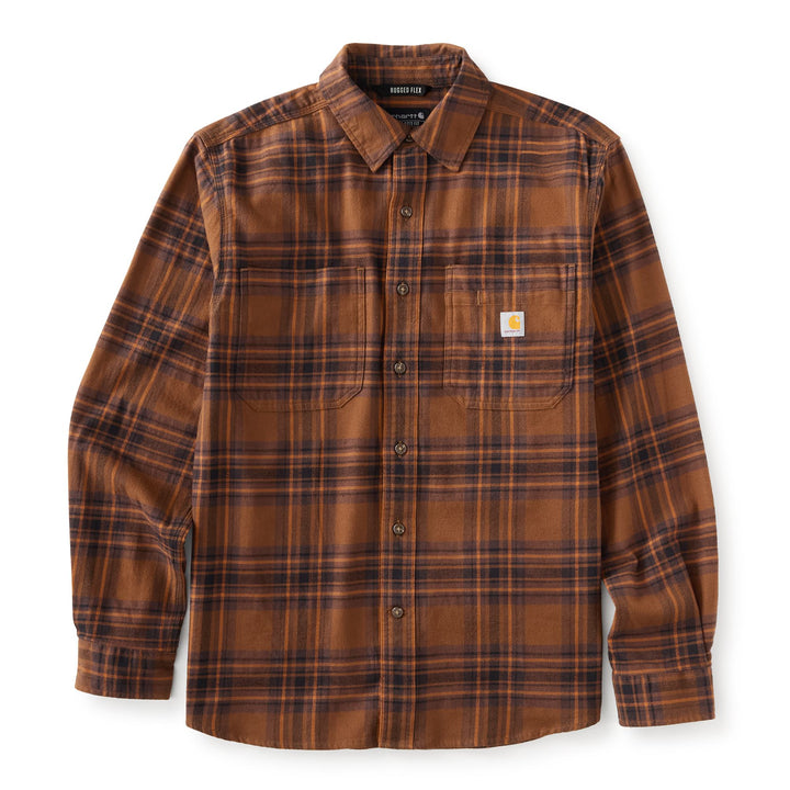 Carhartt Hamilton Relaxed Long Sleeve Plaid Shirt Red Duck