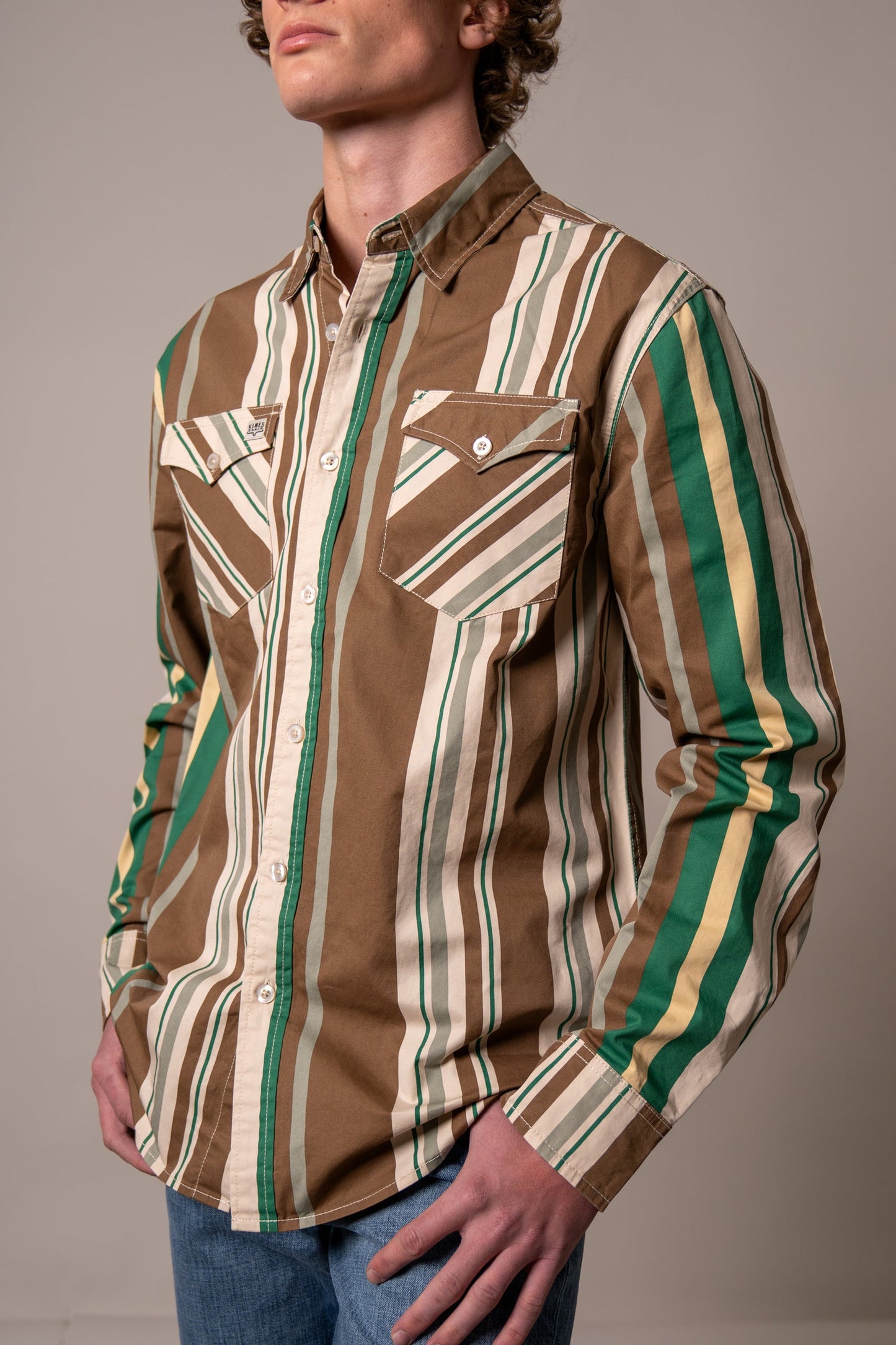Kimes Clancy Brown Brushpopper Shirt