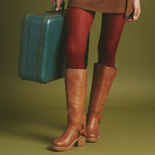 Dingo Casbah Tan Women's Harness Boots