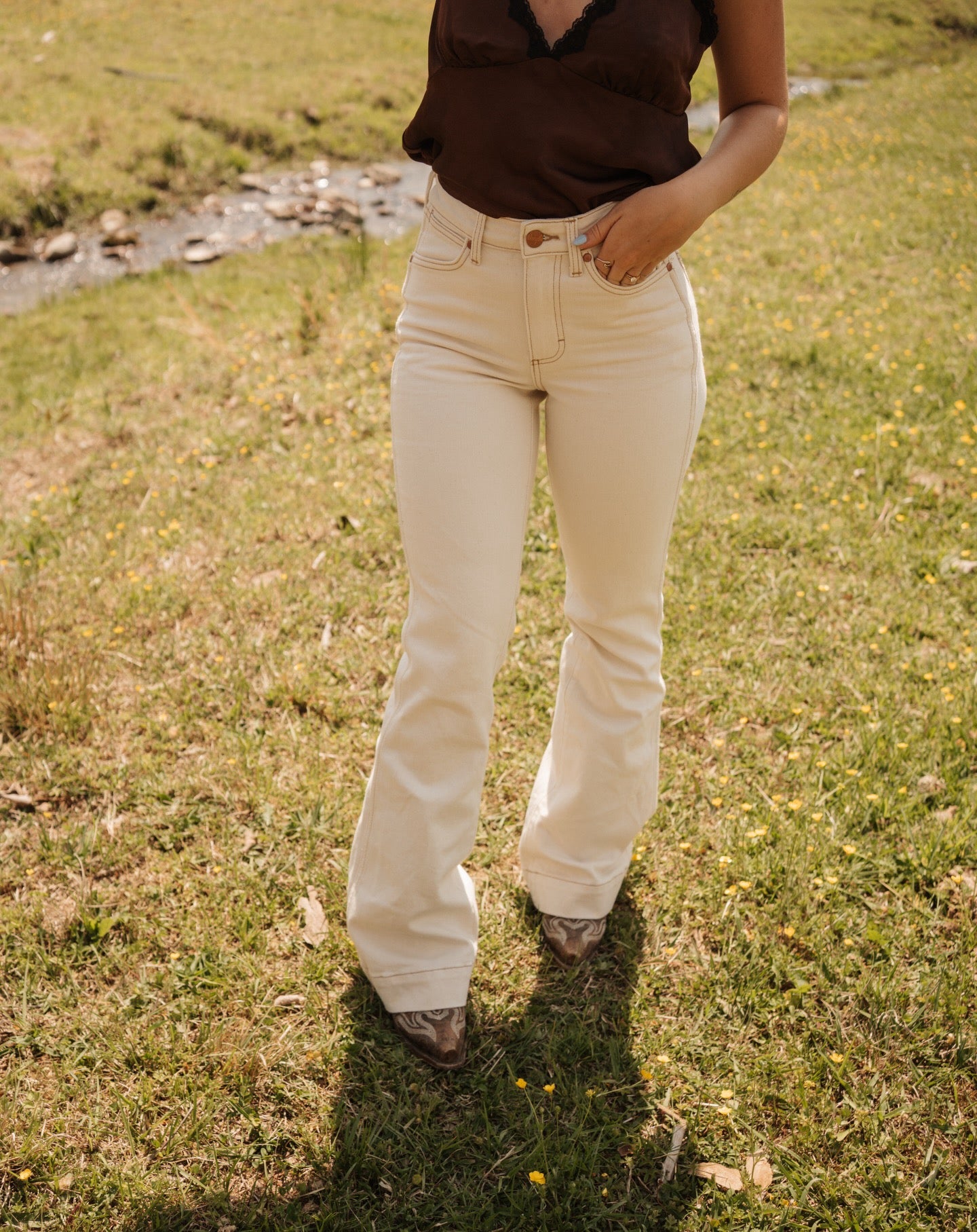 Wrangler Beth Vanilla Trouser