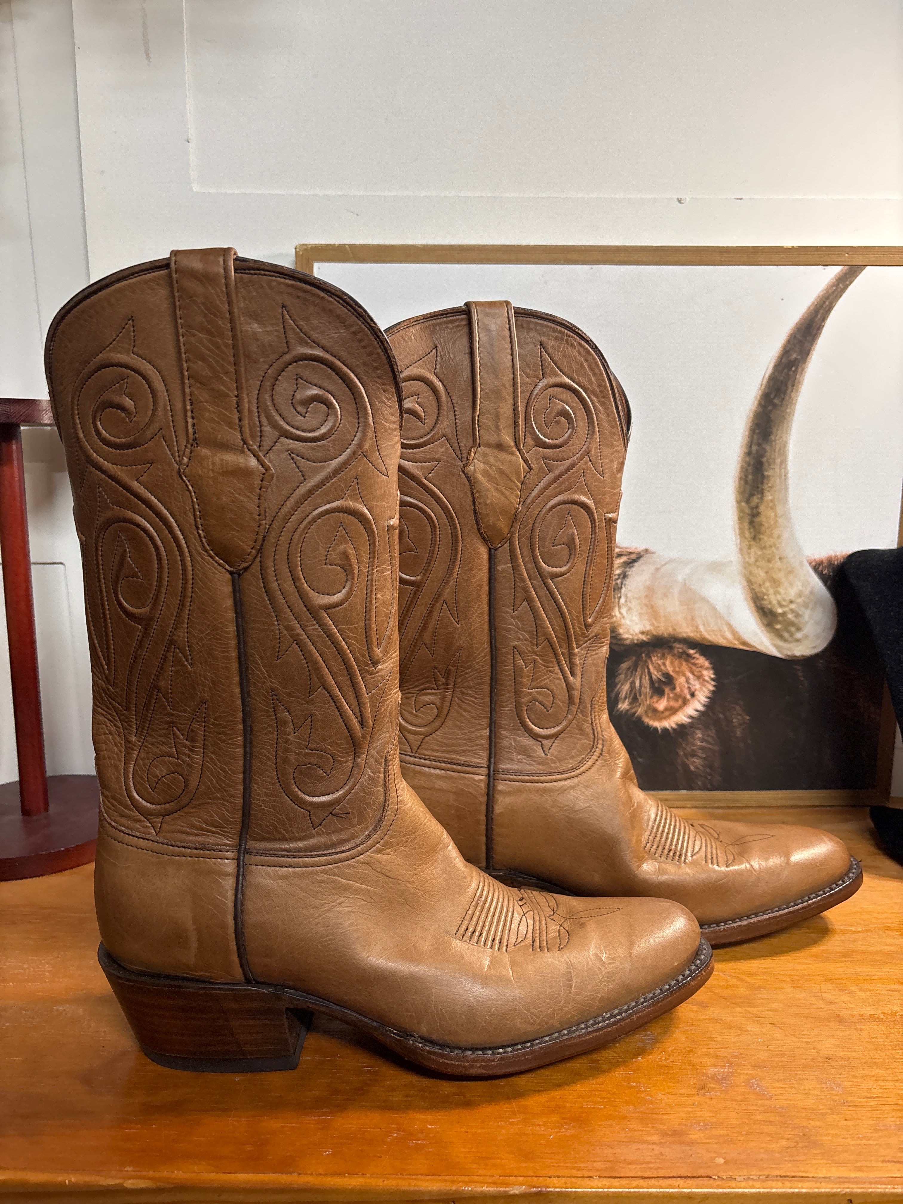 Black Jack Burnished Peanut Boots – Wiseman's Western