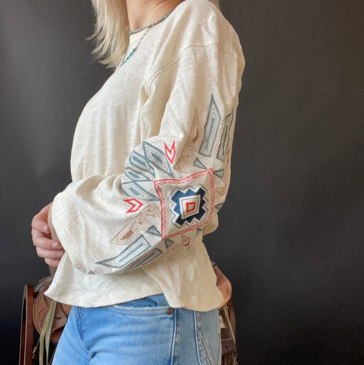 Abigail Wrangler Embroidered Women's Shirt