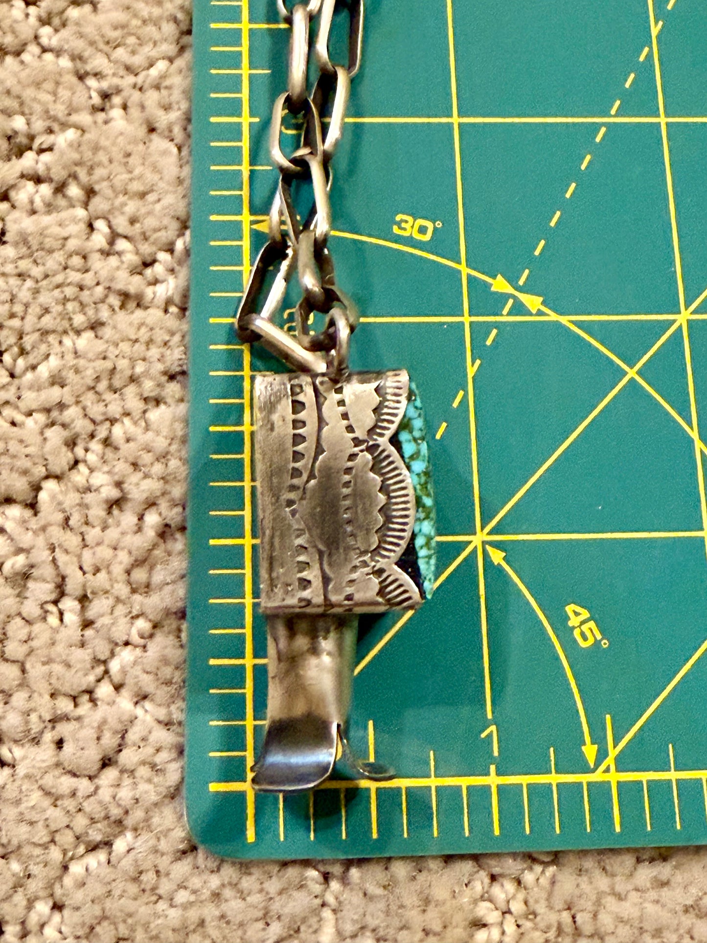Authentic Square Squash Blossom Necklace