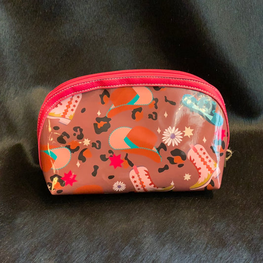 Hat And Boots Makeup Bag