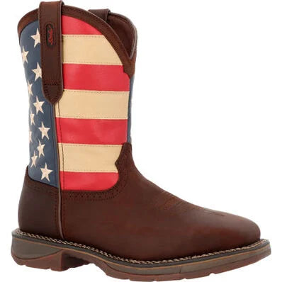 Durango Rebel (American Flag) Square Toe