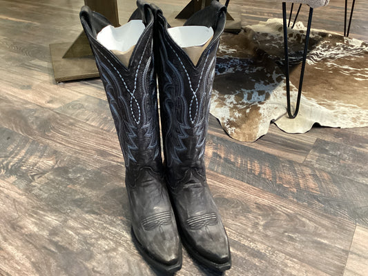 Corral Black Embroidery Women's Boots