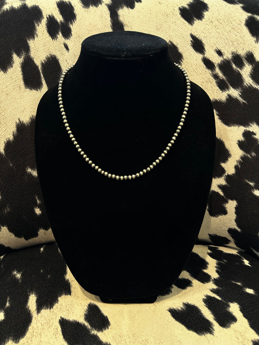 20” 5mm Authentic Navajo Pearl