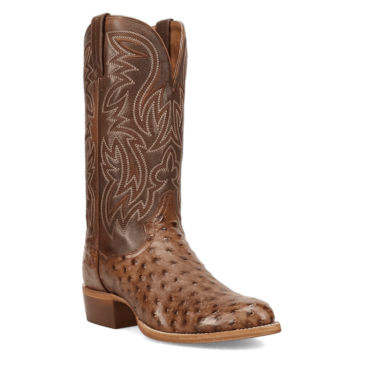 Dan Post Gauge Full Quill Ostrich Boots