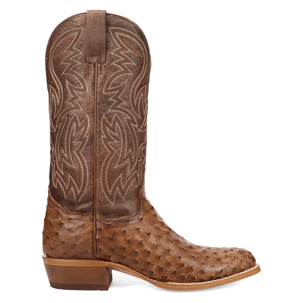 Dan Post Gauge Full Quill Ostrich Boots