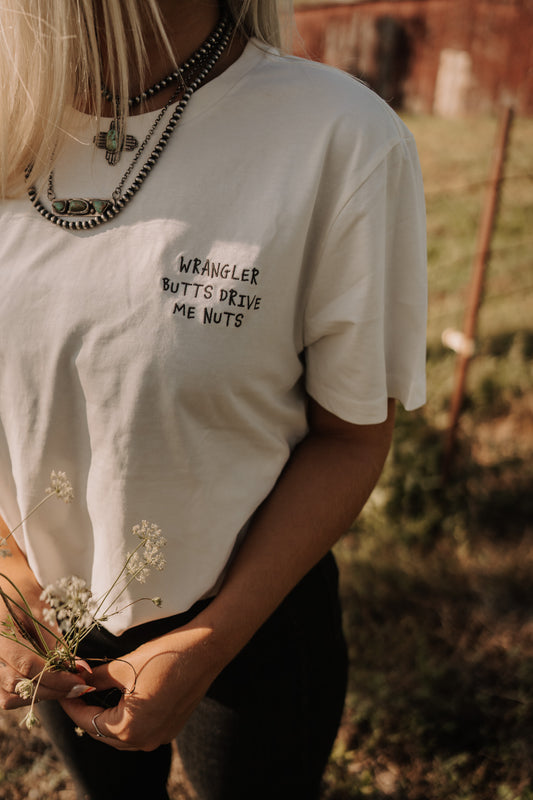 Wrangler Butts Drive Me Nuts Tee