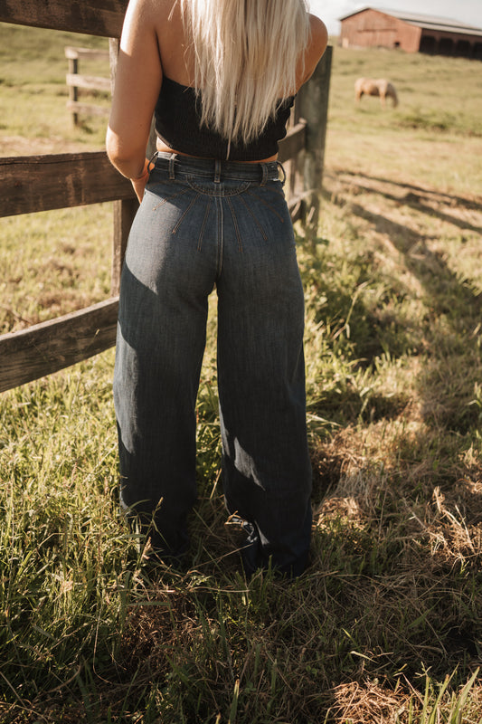 Wrangler Punchy Sunrise Wide Leg