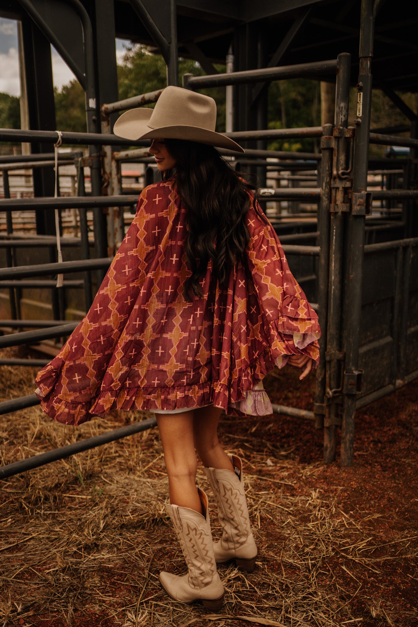 TAOS TOP - MAGENTA GEO