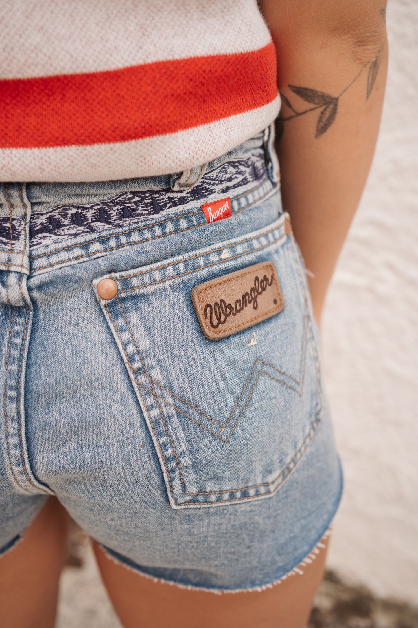 Wrangler Coors Banquet Reworked Shorts