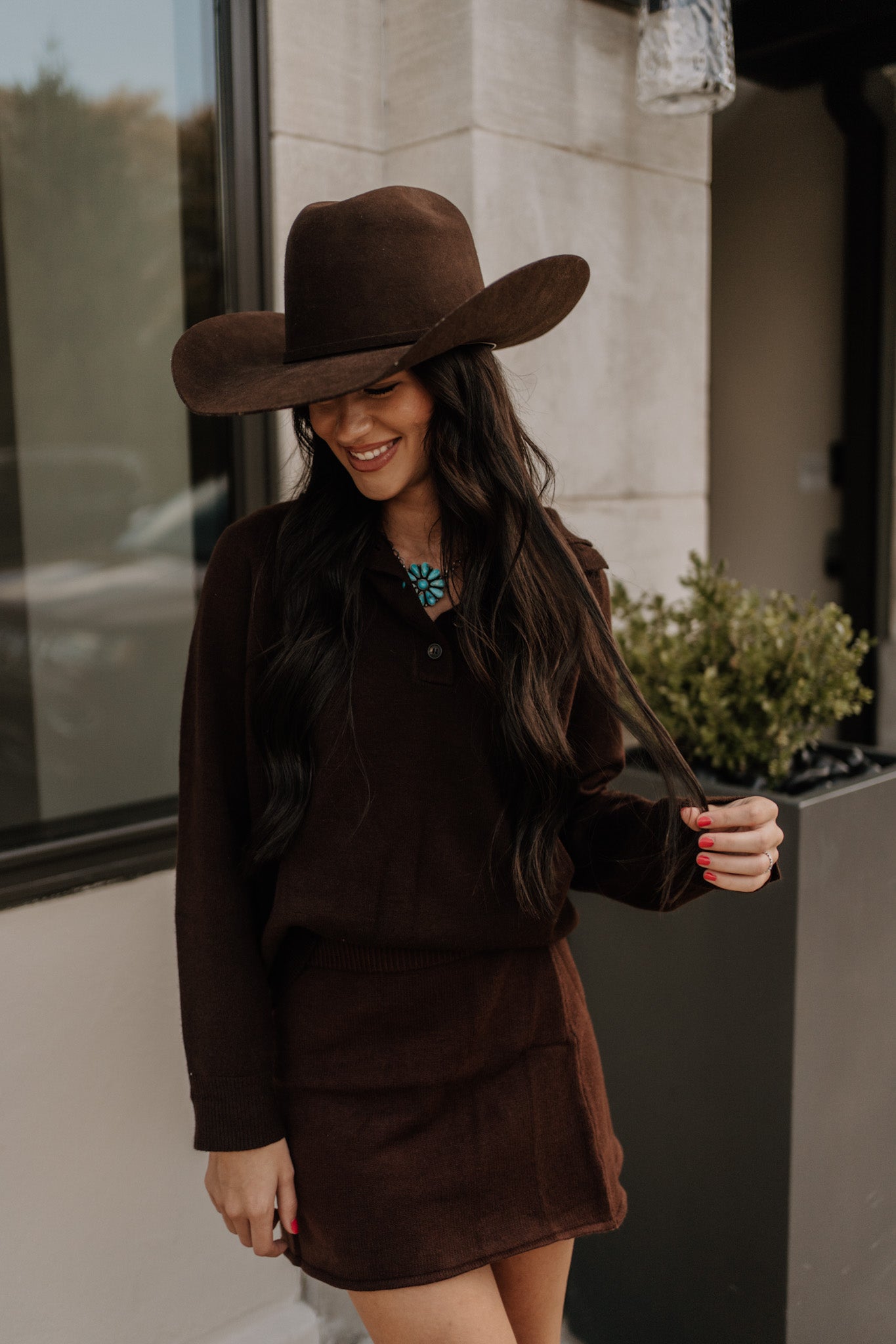 The Nina Sweater Brown