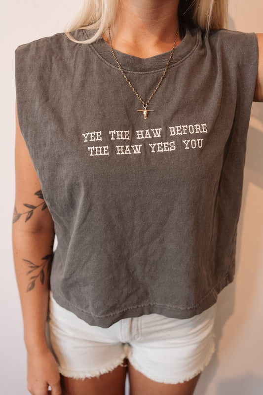 Western Vintage Muscle Tank Top