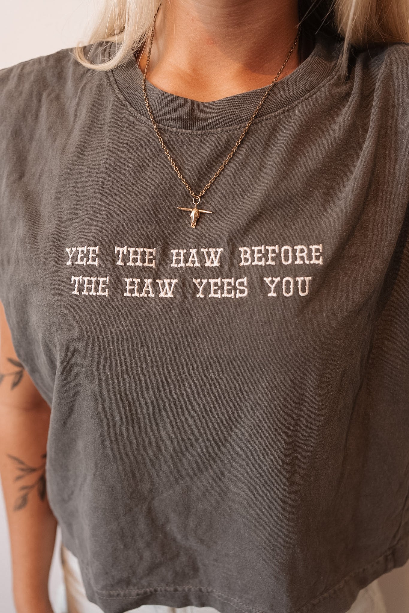 Western Vintage Muscle Tank Top