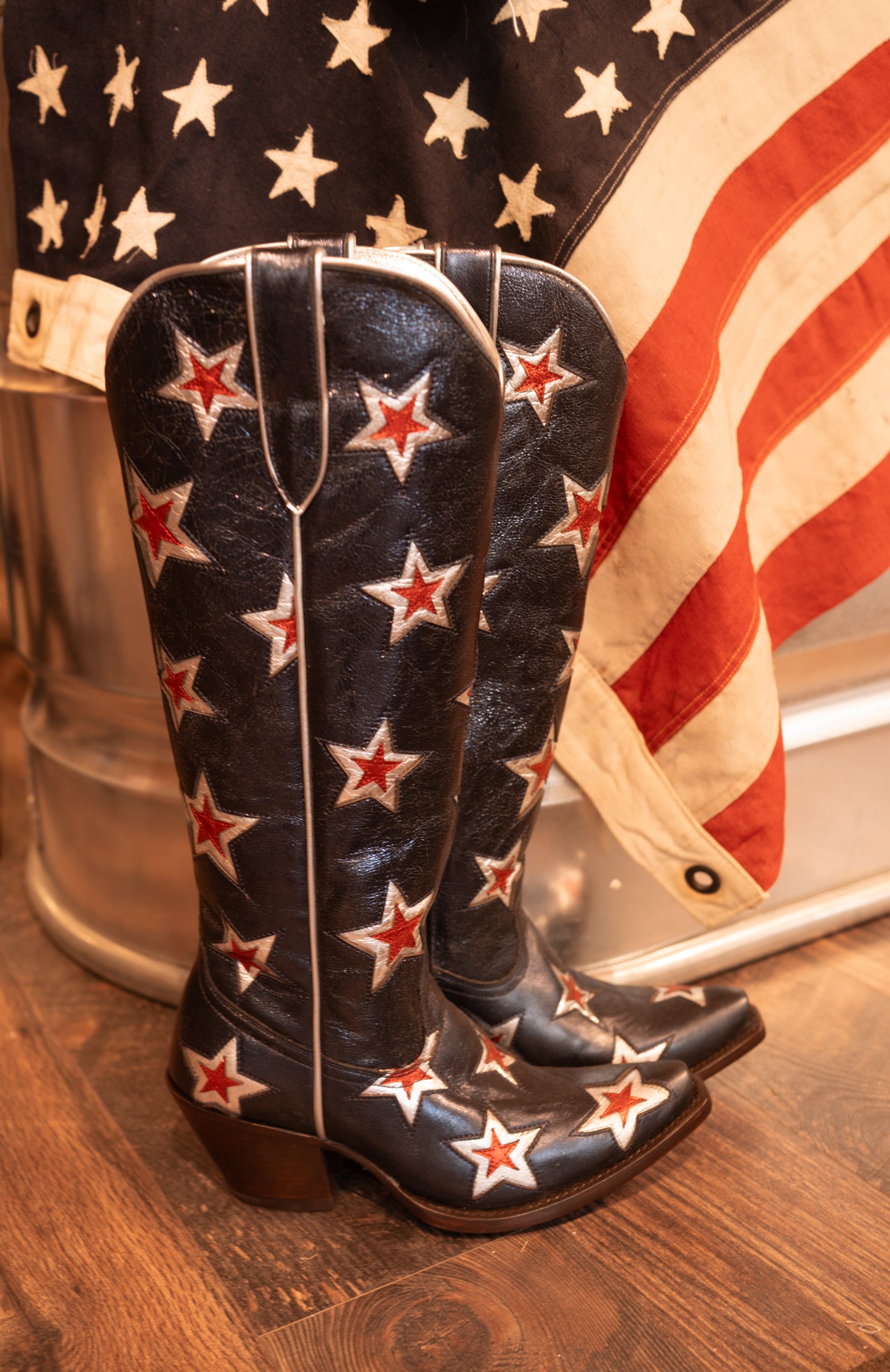 Ariat Casanova Star X Toe Starlight Blue