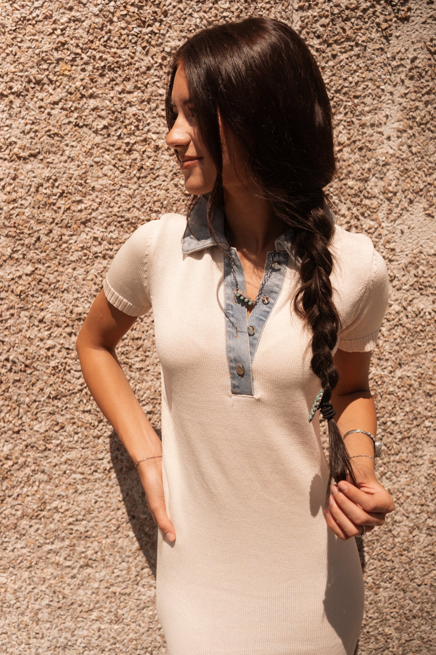 Brynn Contrast Maxi Dress
