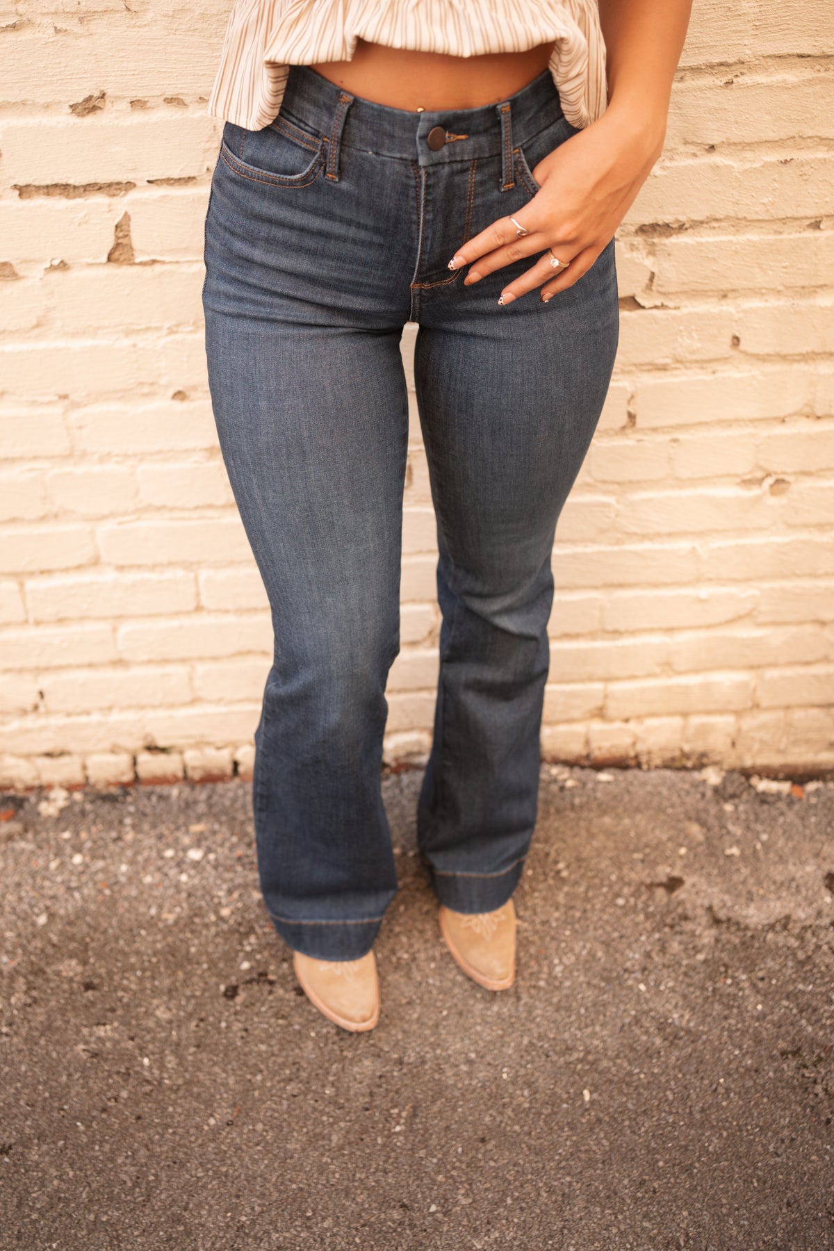 Bespoke Beth Flare Trouser Jeans
