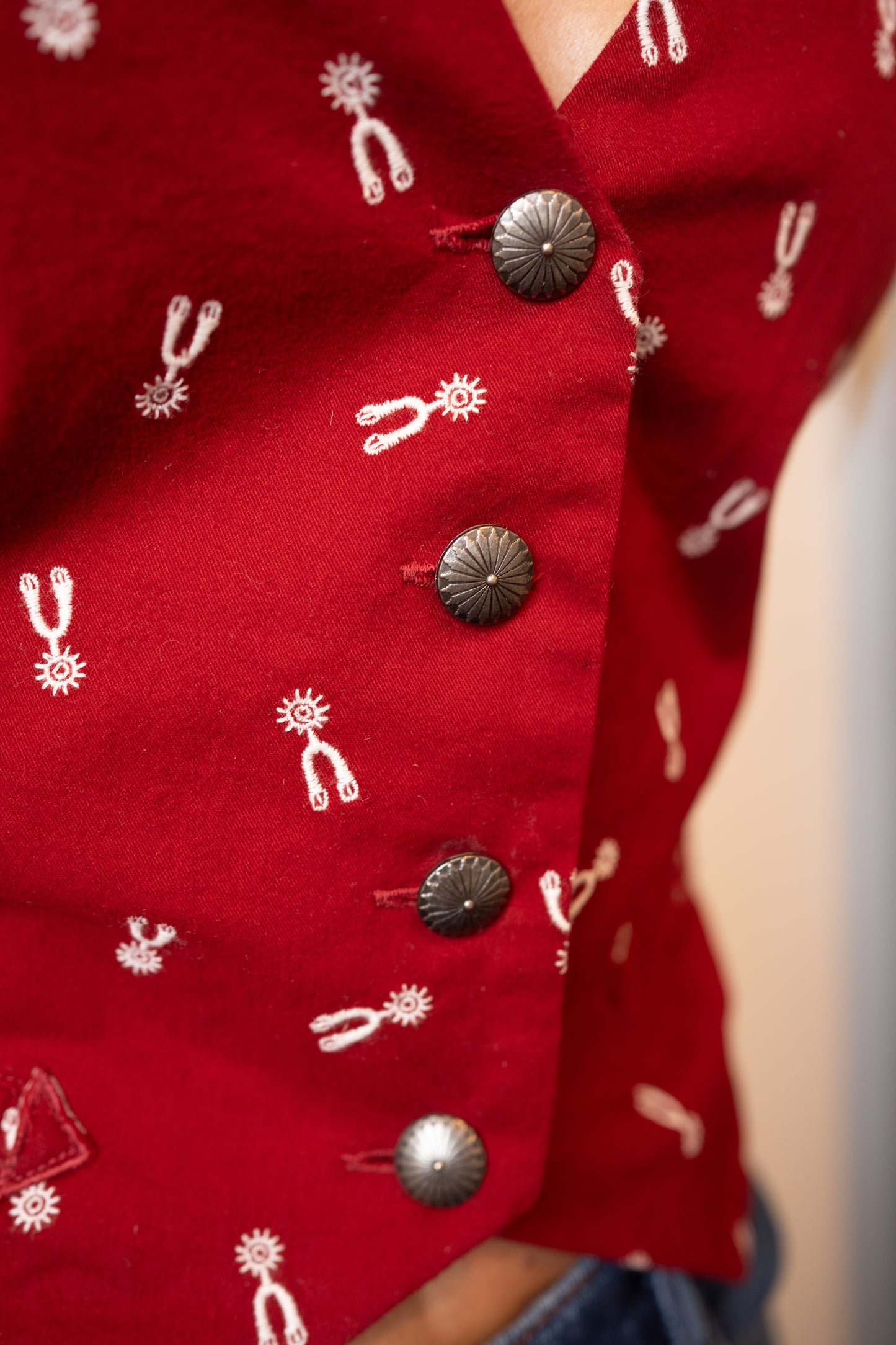 Cruel Girl Red Spur Vest