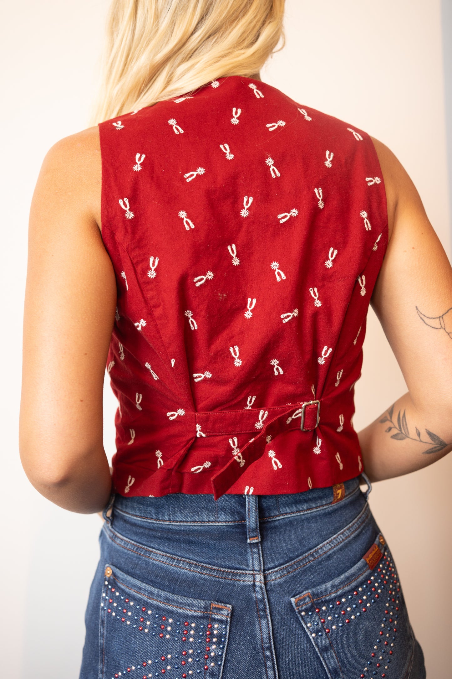 Cruel Girl Red Spur Vest