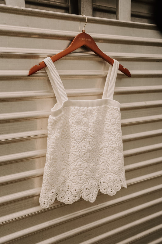 Stetson Daisy Crochet Tank