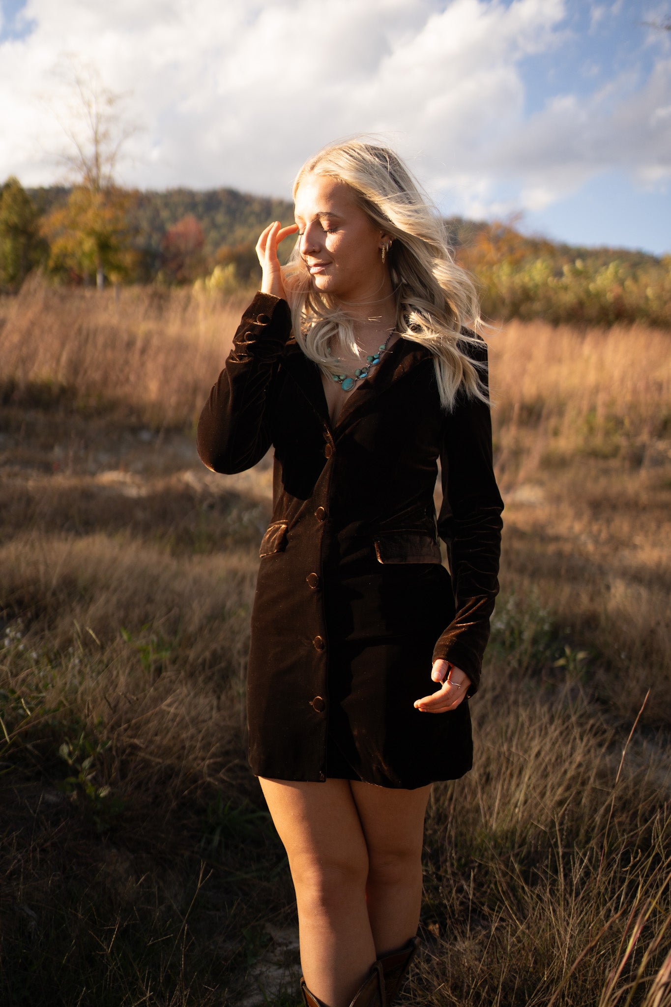 Felicity Chocolate Tassel Dress