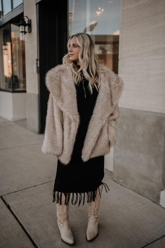 Faux Fur Luxurious Coat