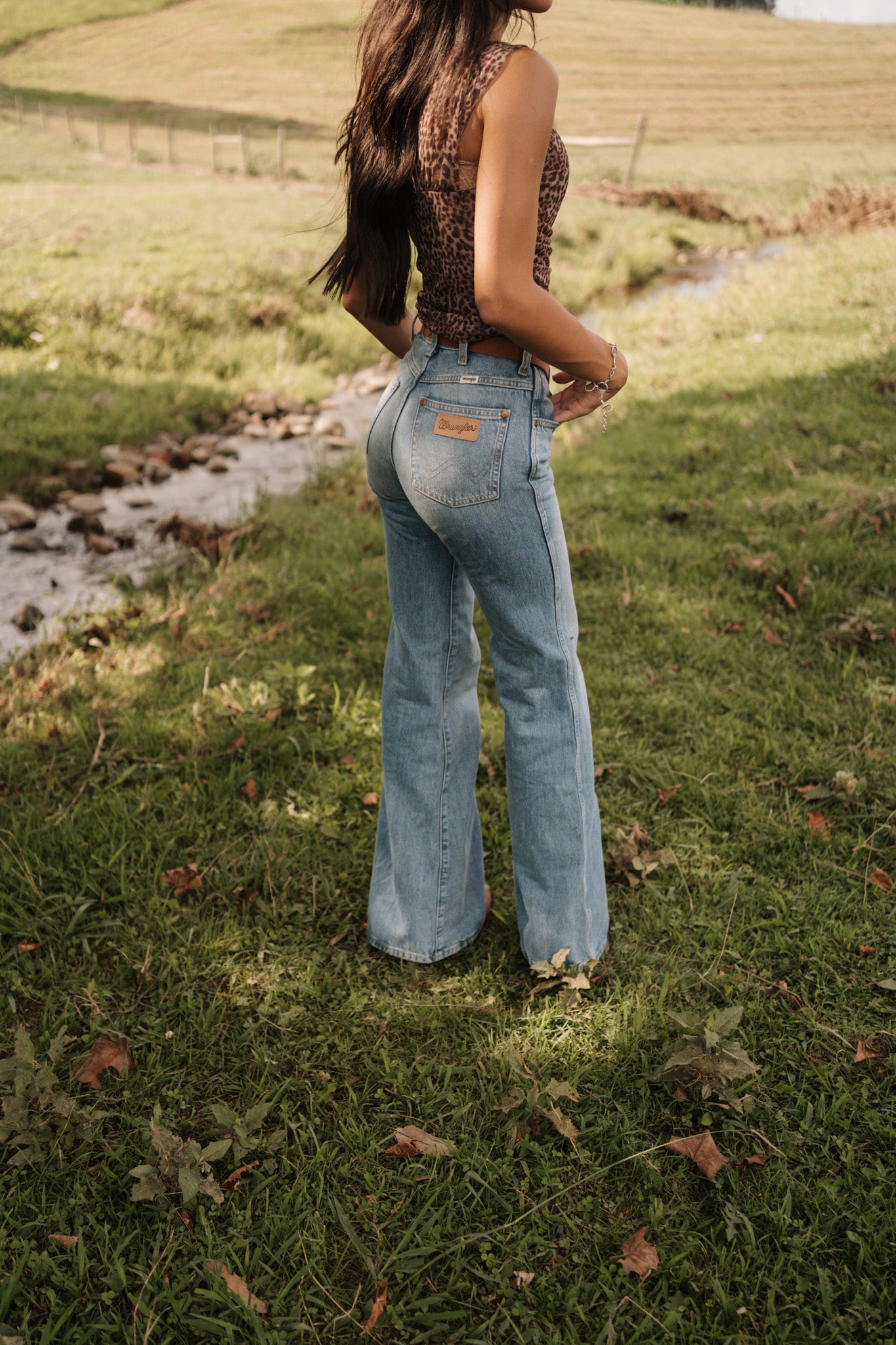 Wrangler Daytona Light Wash Flare