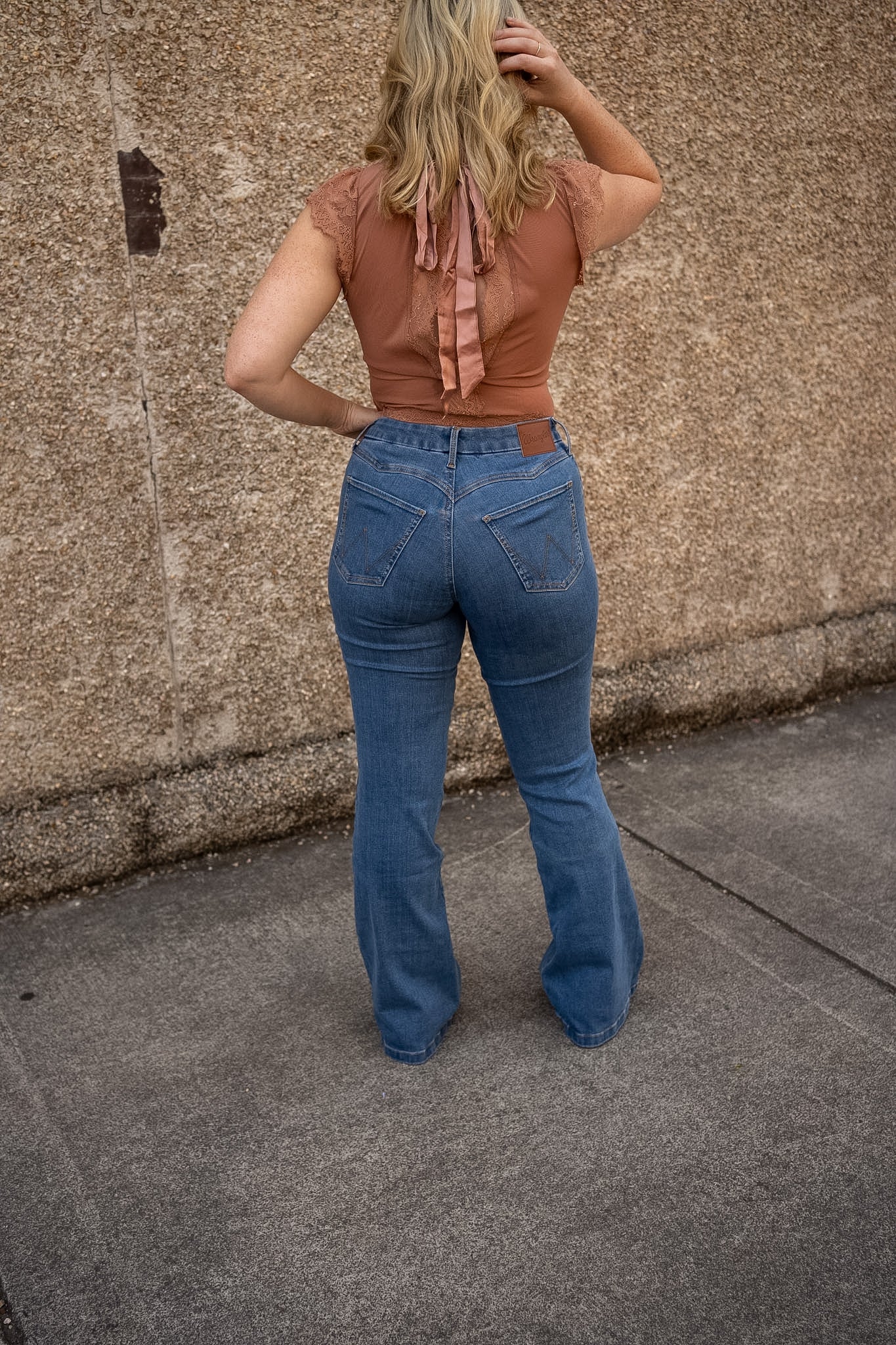 Wrangler Bespoke Saddle Flare Jeans