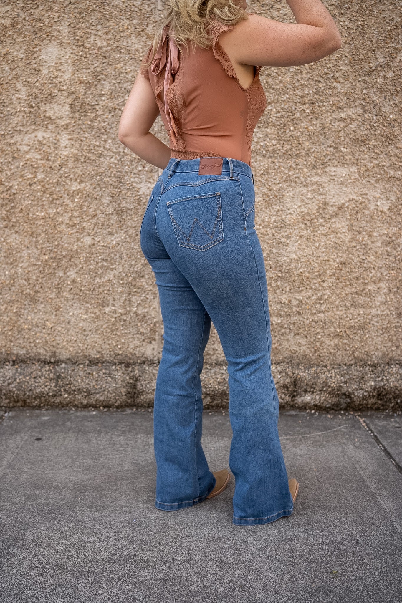 Wrangler Bespoke Saddle Flare Jeans