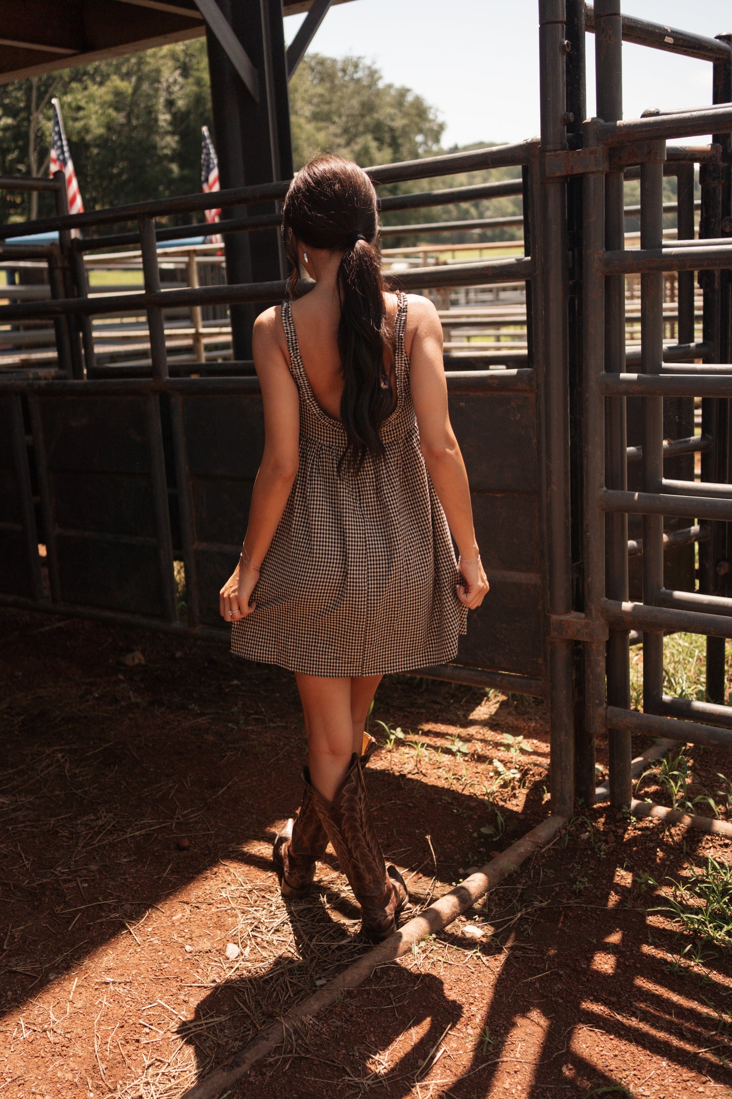Camilla Gingham Mini Dress