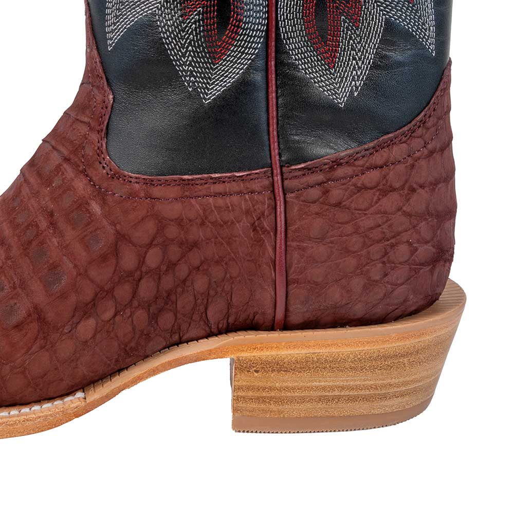 R. Watson Nubuck Rhubarb Caiman Men's Boots